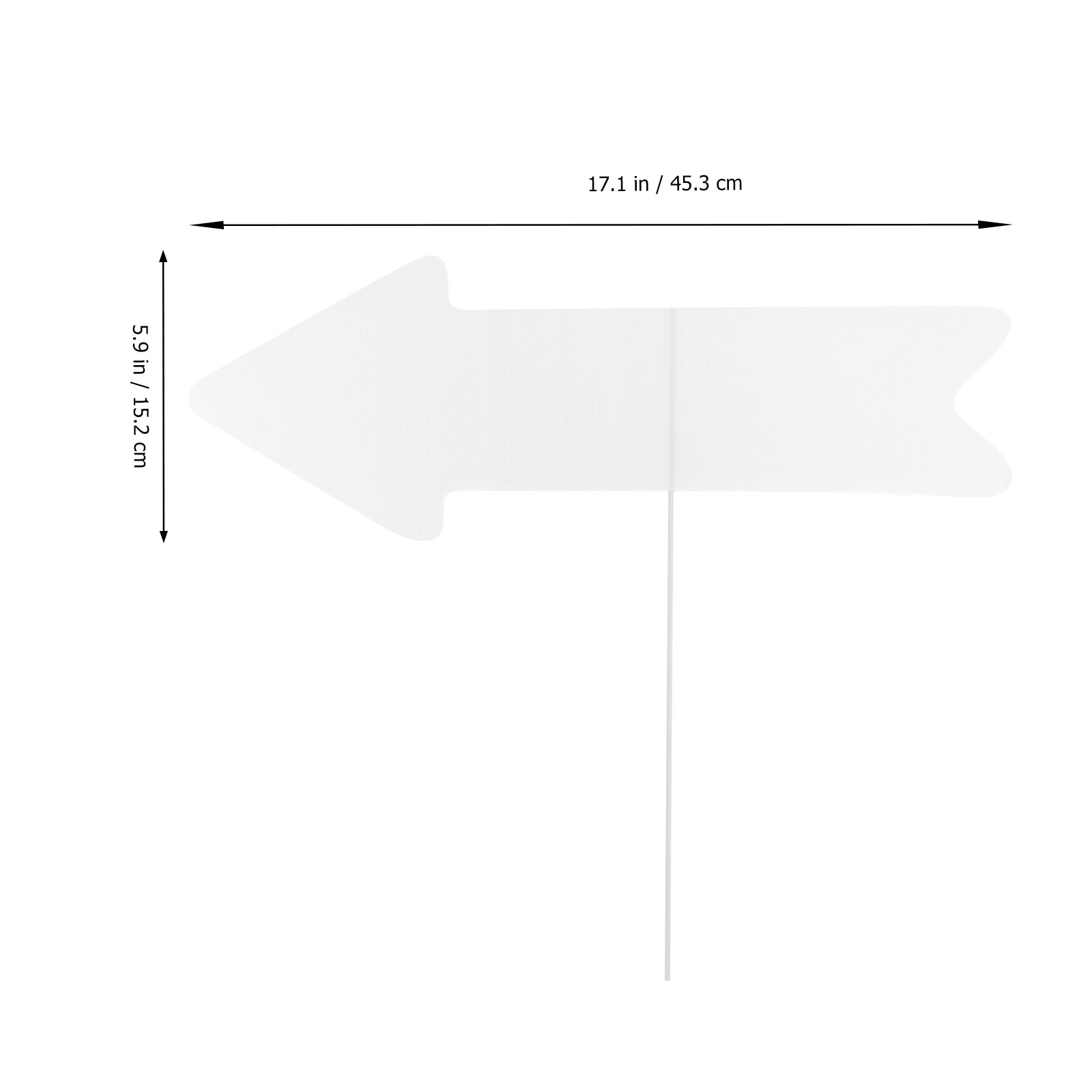 5Pcs Plastic Blank Yard Sign B - Yard Sign Blank 评论和价格