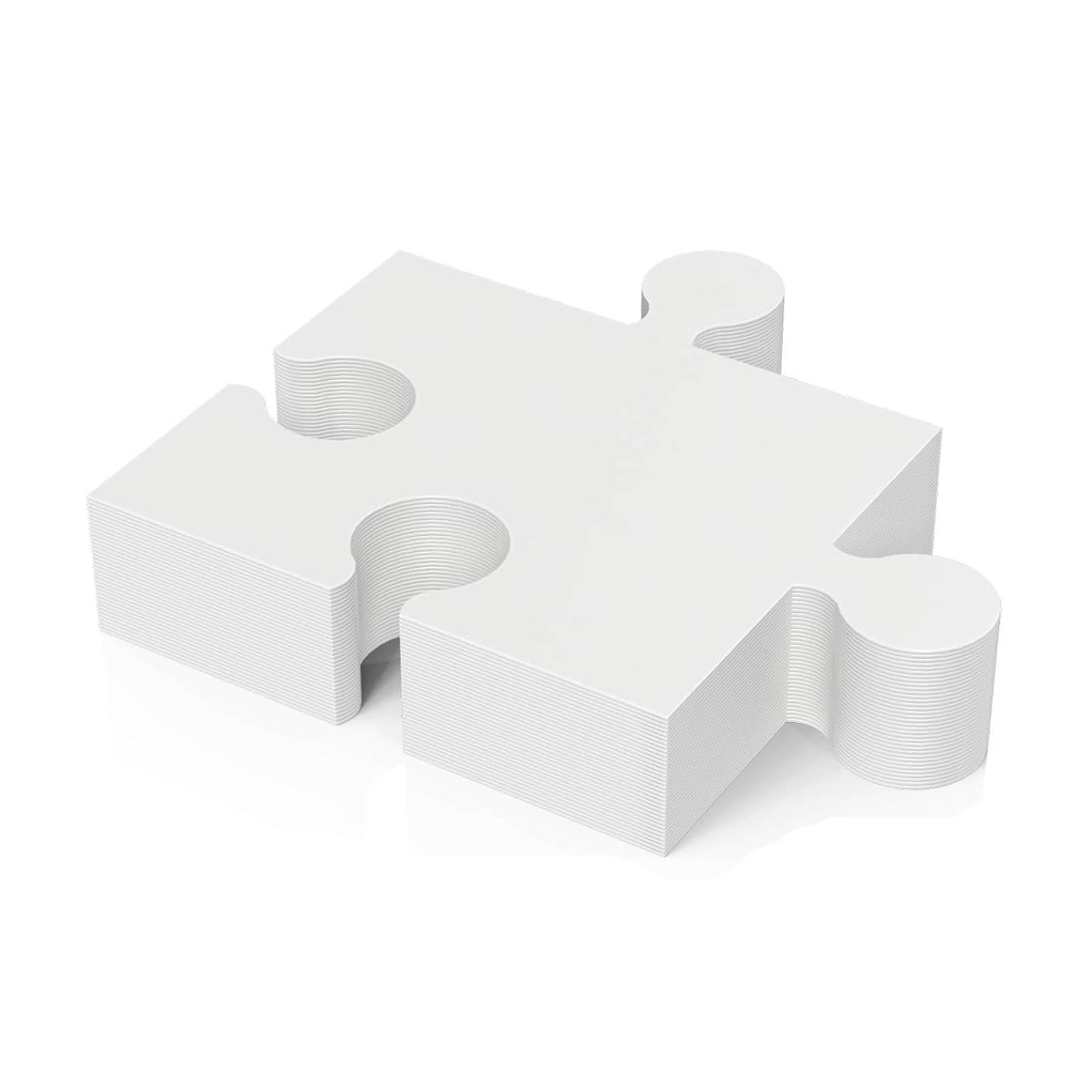 30Pcs Puzzle Pieces Painting D - Puzzle Blank White 评论和价格